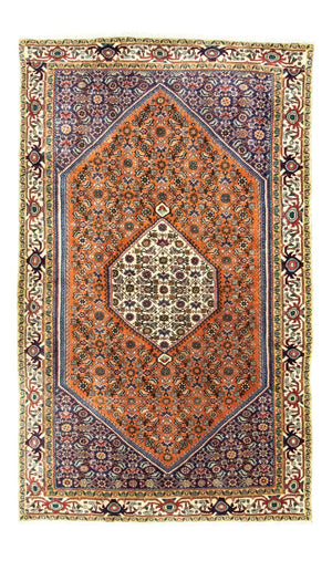 Persisk tæppe - Bijar - 220 x 134 cm - rust