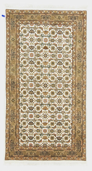 Persisk tæppe - Bijar - 166 x 90 cm - beige