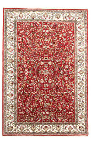 Persisk tæppe - Bijar - 300 x 203 cm - rød