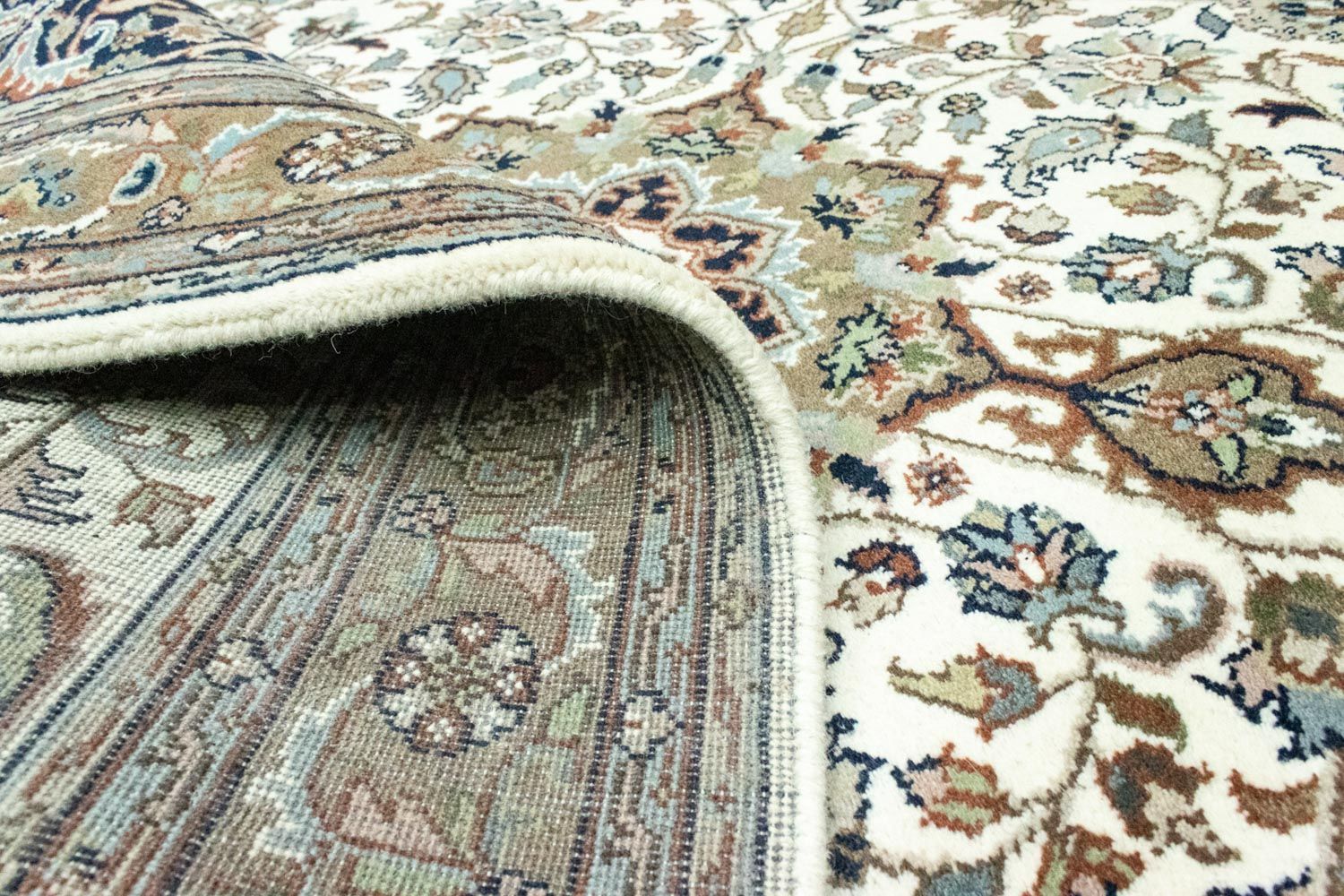 Persisk tæppe - Bijar - 242 x 168 cm - beige