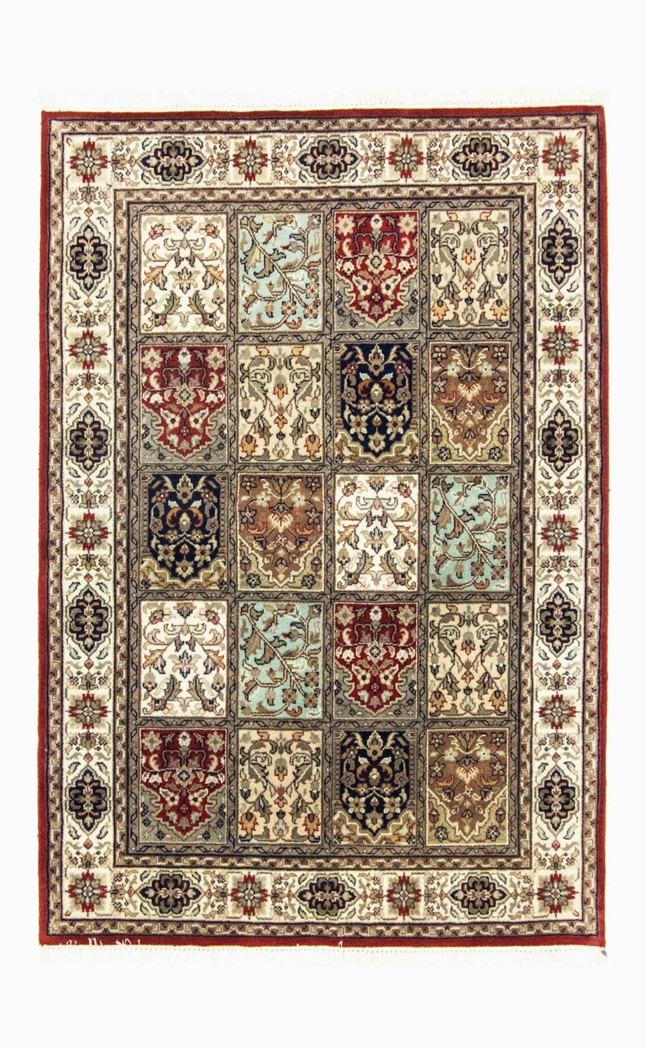 Persisk tæppe - Nomadisk - 203 x 142 cm - flerfarvet