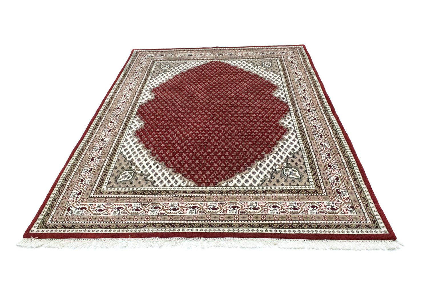 Persisk tæppe - Bijar - 239 x 170 cm - rød