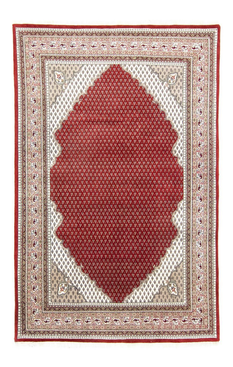 Persisk tæppe - Bijar - 299 x 197 cm - rød