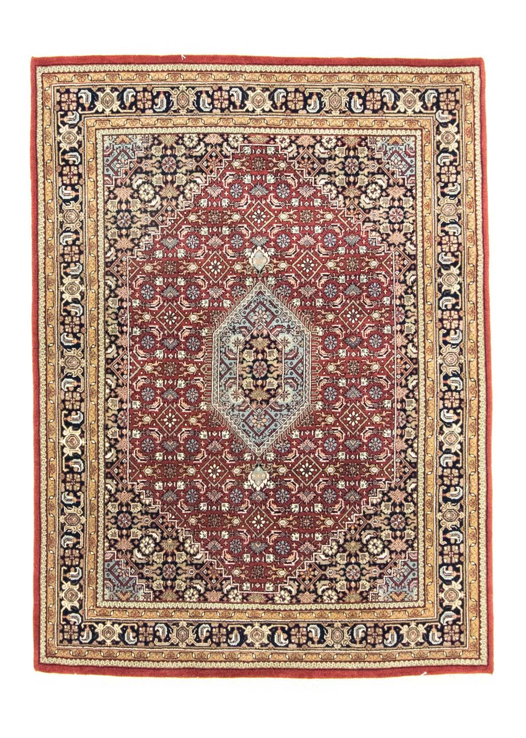 Persisk tæppe - Bijar - 201 x 152 cm - rød