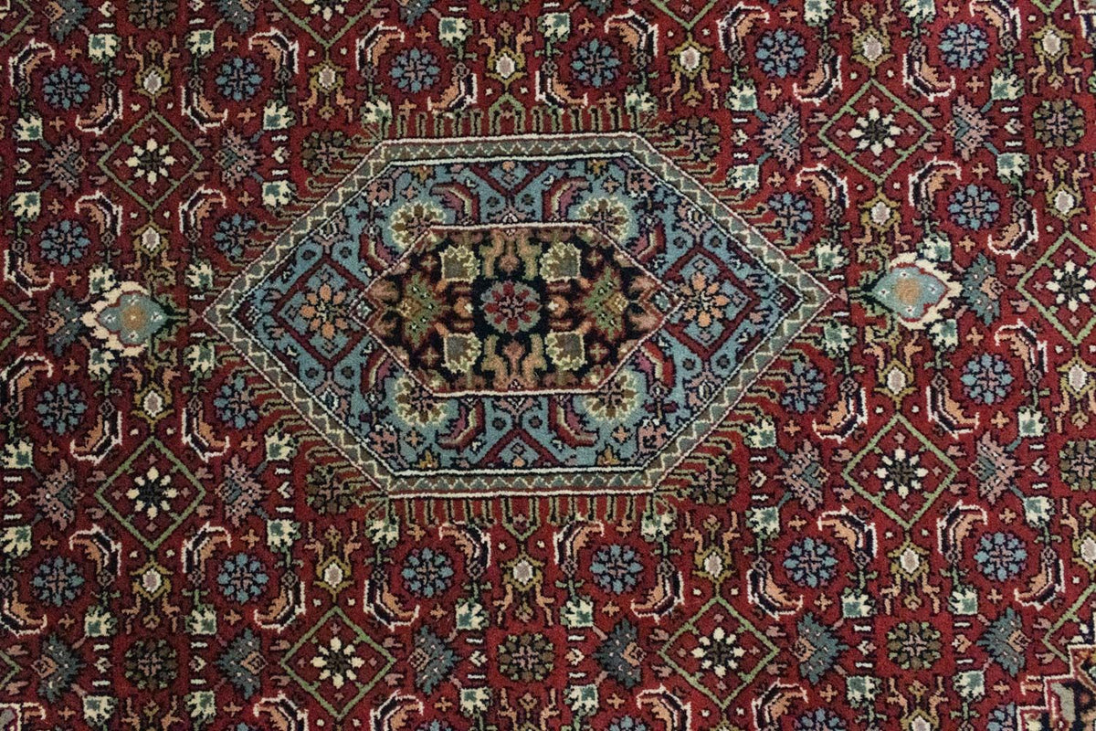 Persisk tæppe - Bijar - 201 x 152 cm - rød