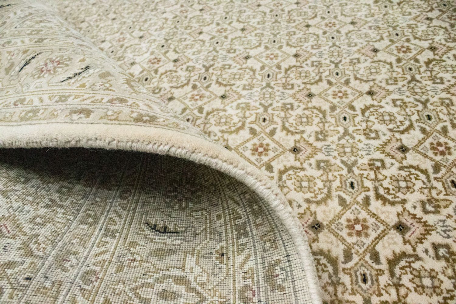 Persisk tæppe - Bijar - 238 x 171 cm - beige