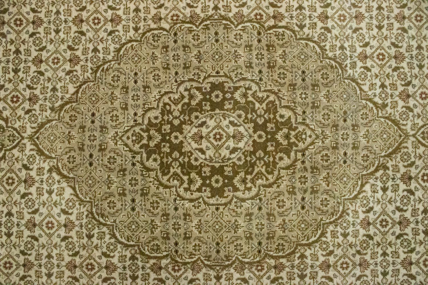 Persisk tæppe - Bijar - 297 x 201 cm - beige