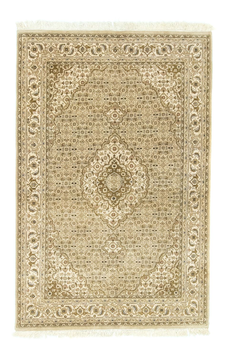 Persisk tæppe - Bijar - 205 x 140 cm - beige
