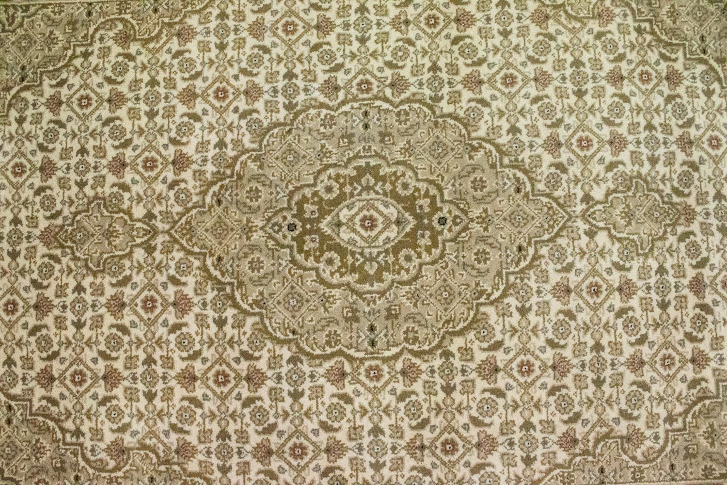 Persisk tæppe - Bijar - 182 x 121 cm - beige