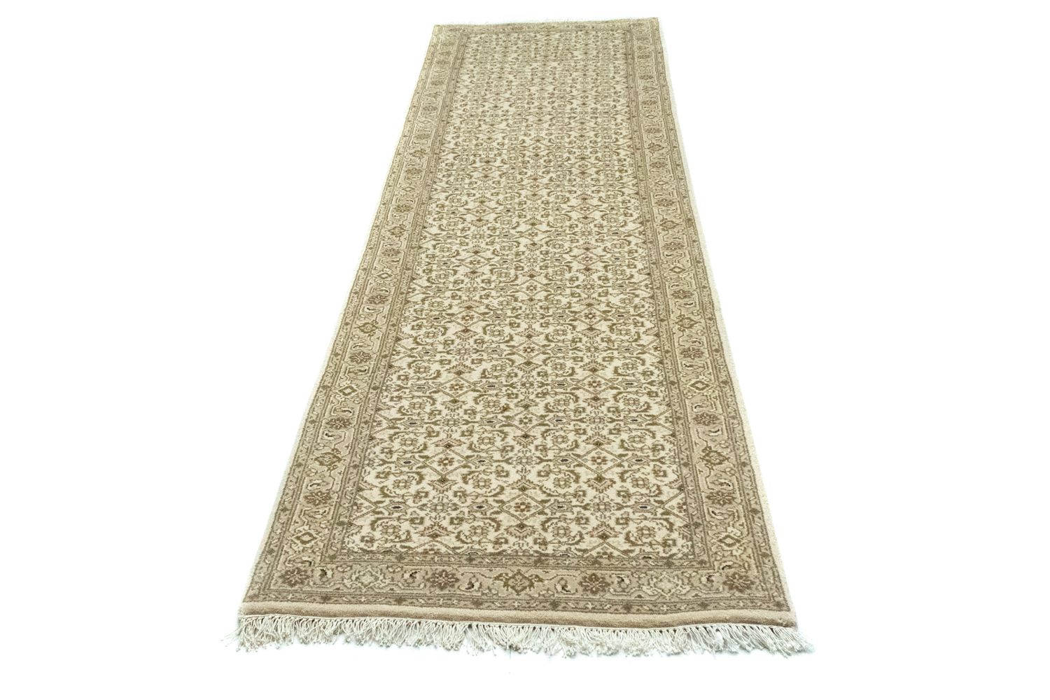 Løber Persisk tæppe - Bijar - 302 x 81 cm - beige
