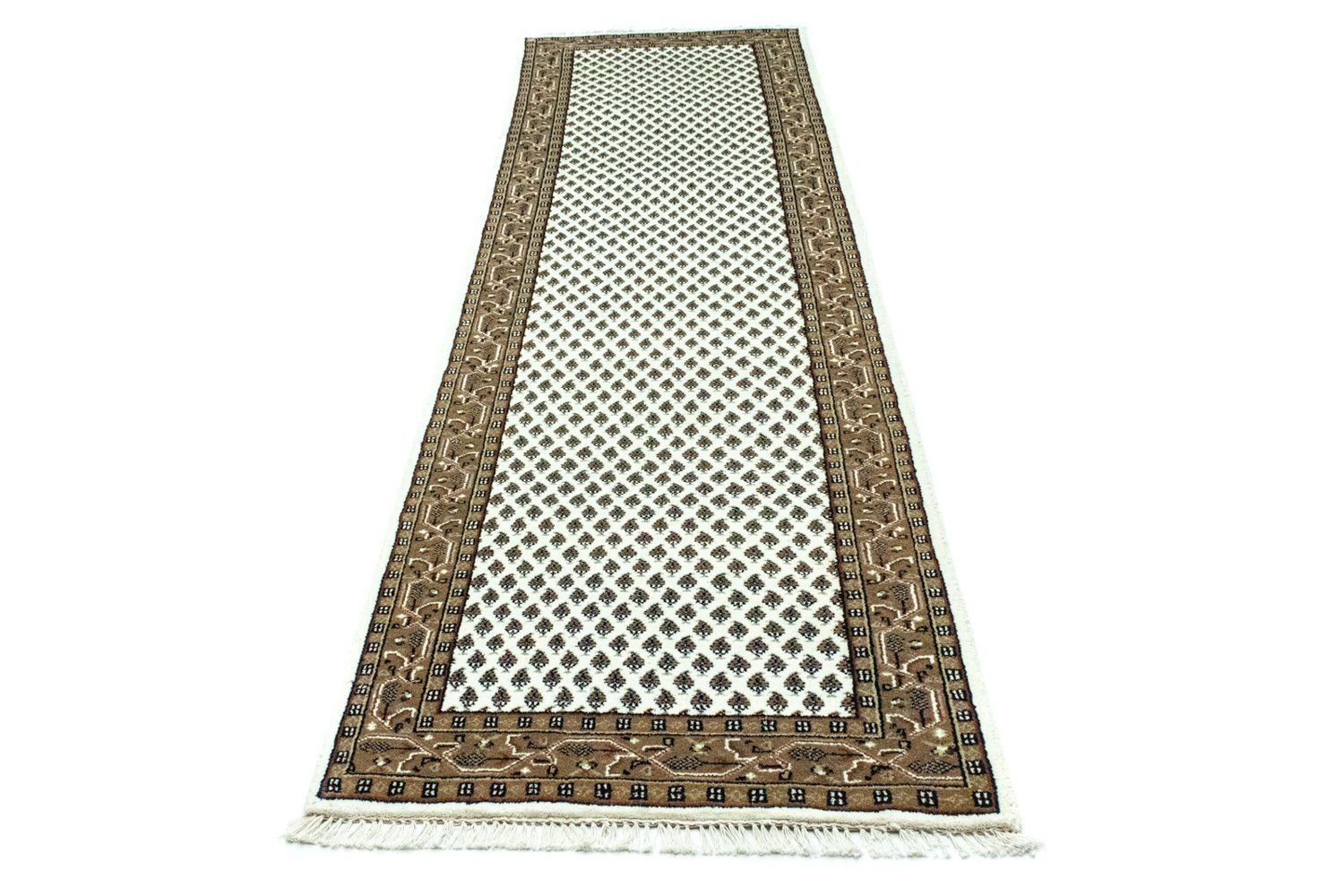 Løber Persisk tæppe - Mir - 299 x 80 cm - beige