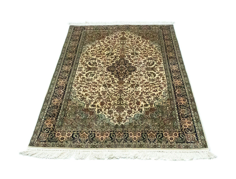 Silketæppe - Kashmir Silk - 150 x 95 cm - beige