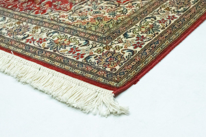 Silketæppe - Kashmir Silk - 159 x 100 cm - rød