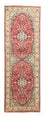 Løber Silketæppe - Kashmir Silk - 237 x 80 cm - rød