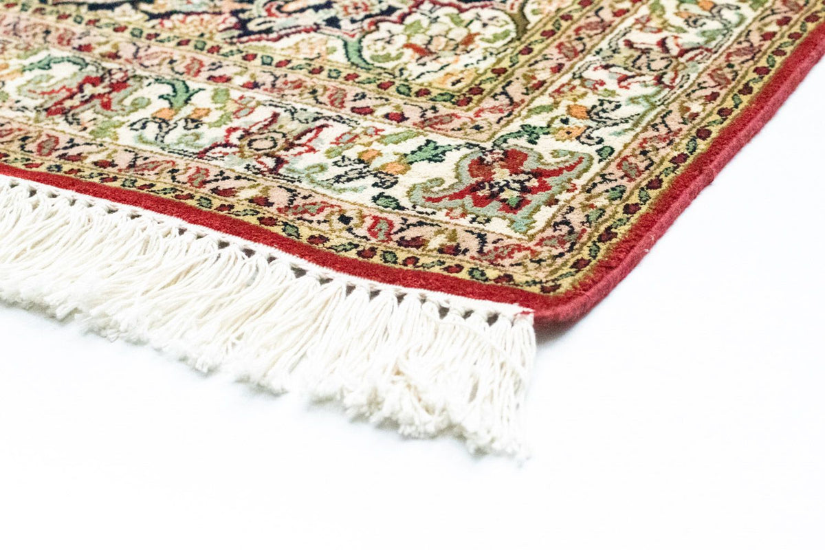 Løber Silketæppe - Kashmir Silk - 237 x 80 cm - rød