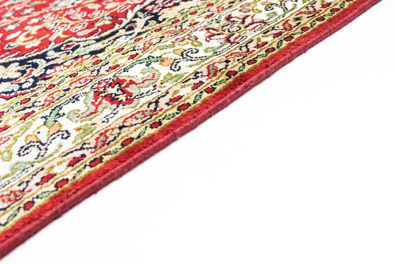 Løber Silketæppe - Kashmir Silk - 237 x 80 cm - rød