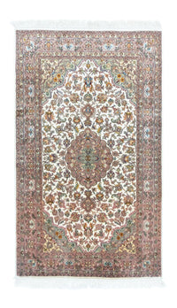 Silketæppe - Kashmir Silk - 159 x 94 cm - beige