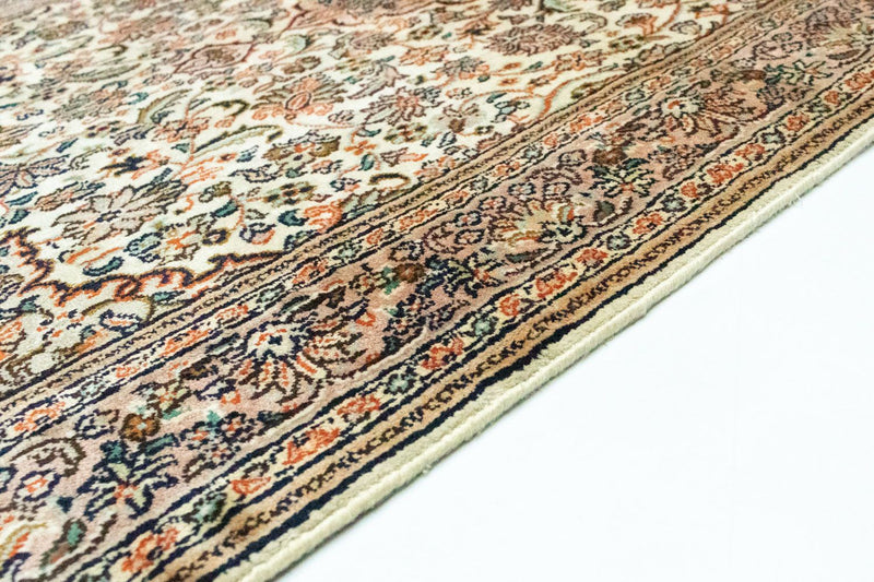 Silketæppe - Kashmir Silk - 124 x 78 cm - beige