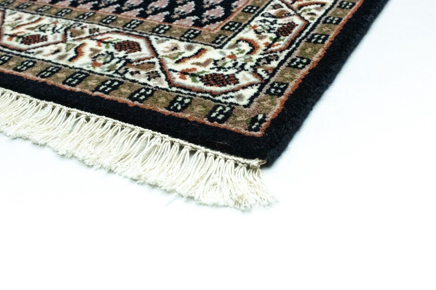 Løber Persisk tæppe - Mir - 244 x 83 cm - mørkeblå