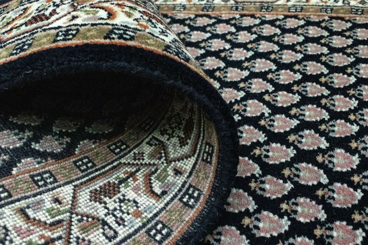 Løber Persisk tæppe - Mir - 244 x 83 cm - mørkeblå