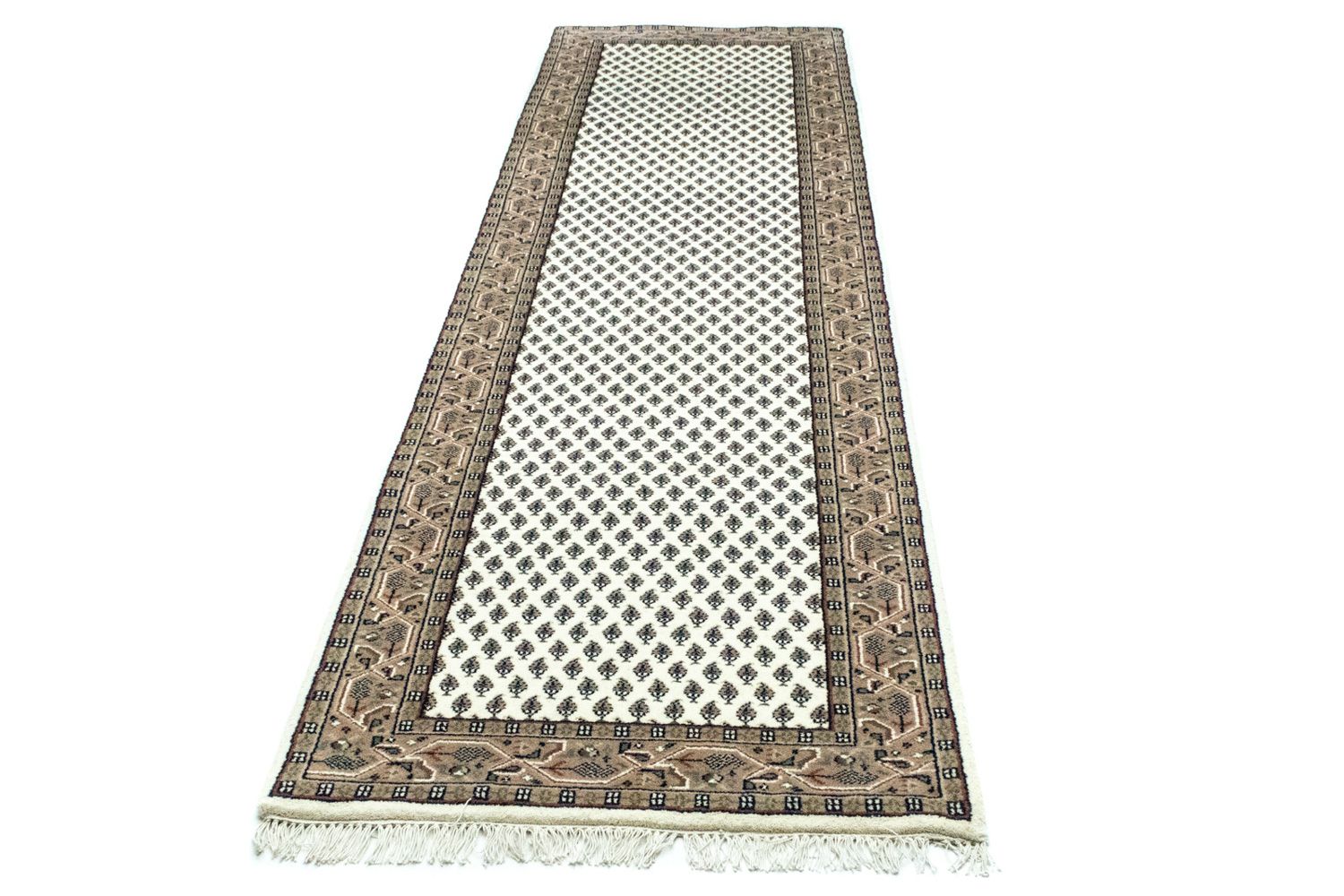 Løber Persisk tæppe - Mir - 305 x 80 cm - beige