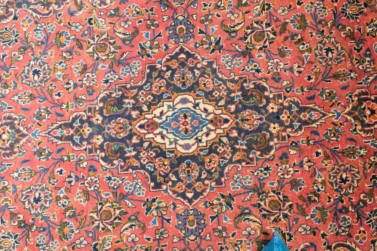 Persisk tæppe - Keshan - 224 x 139 cm - rust