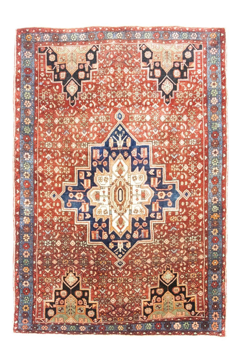 Persisk tæppe - Nomadisk - 195 x 136 cm - rød