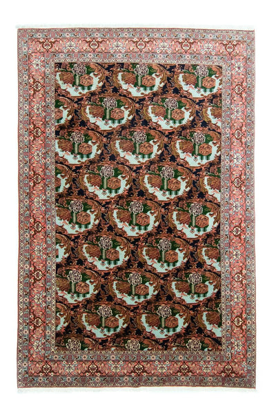 Senneh Tæppe 198x296cm - Persisk tæppe