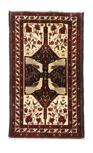 Løber Baluch-tæppe - 183 x 95 cm - beige