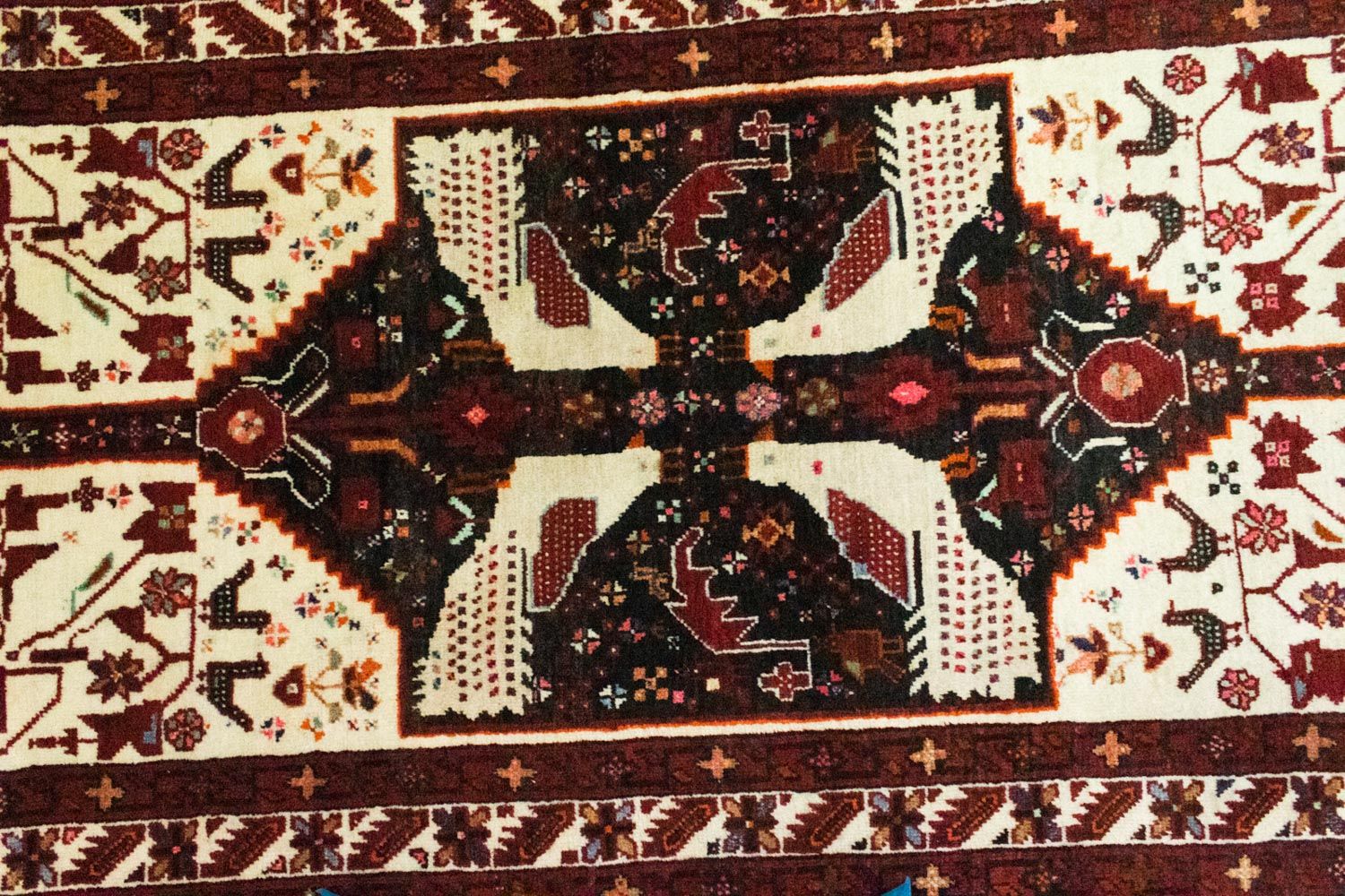 Løber Baluch-tæppe - 183 x 95 cm - beige