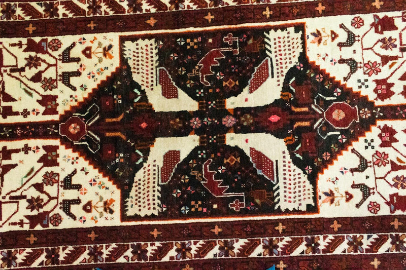 Løber Baluch-tæppe - 183 x 95 cm - beige