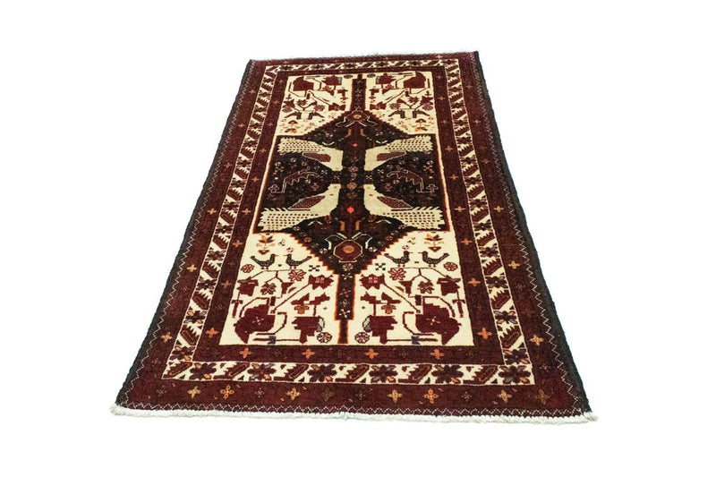 Løber Baluch-tæppe - 183 x 95 cm - beige