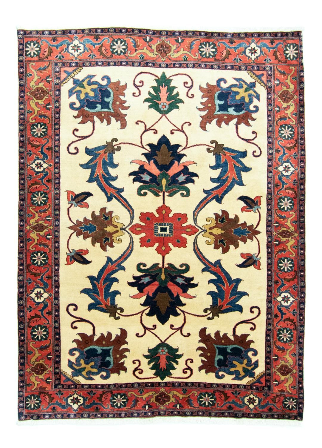 Persisk tæppe - Nomadisk - 270 x 203 cm - beige