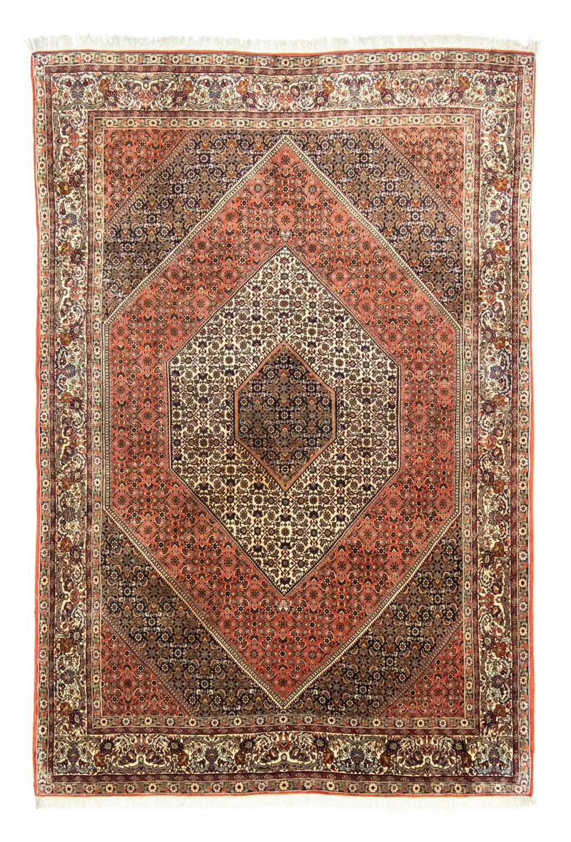 Persisk tæppe - Bijar - 300 x 202 cm - rød