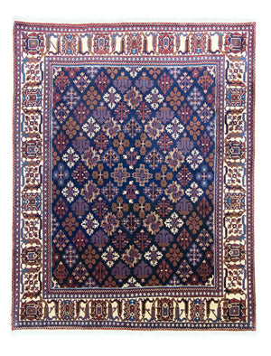 Persisk tæppe - Nomadisk - 260 x 202 cm - blå