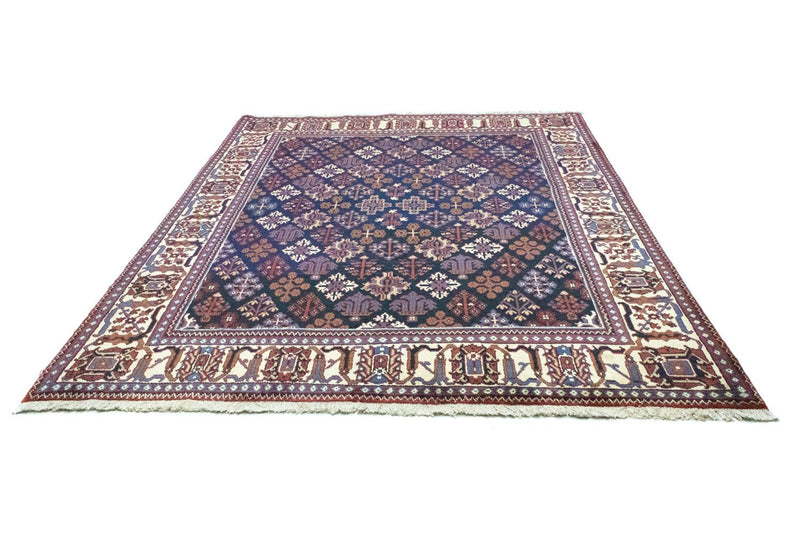 Persisk tæppe - Nomadisk - 260 x 202 cm - blå