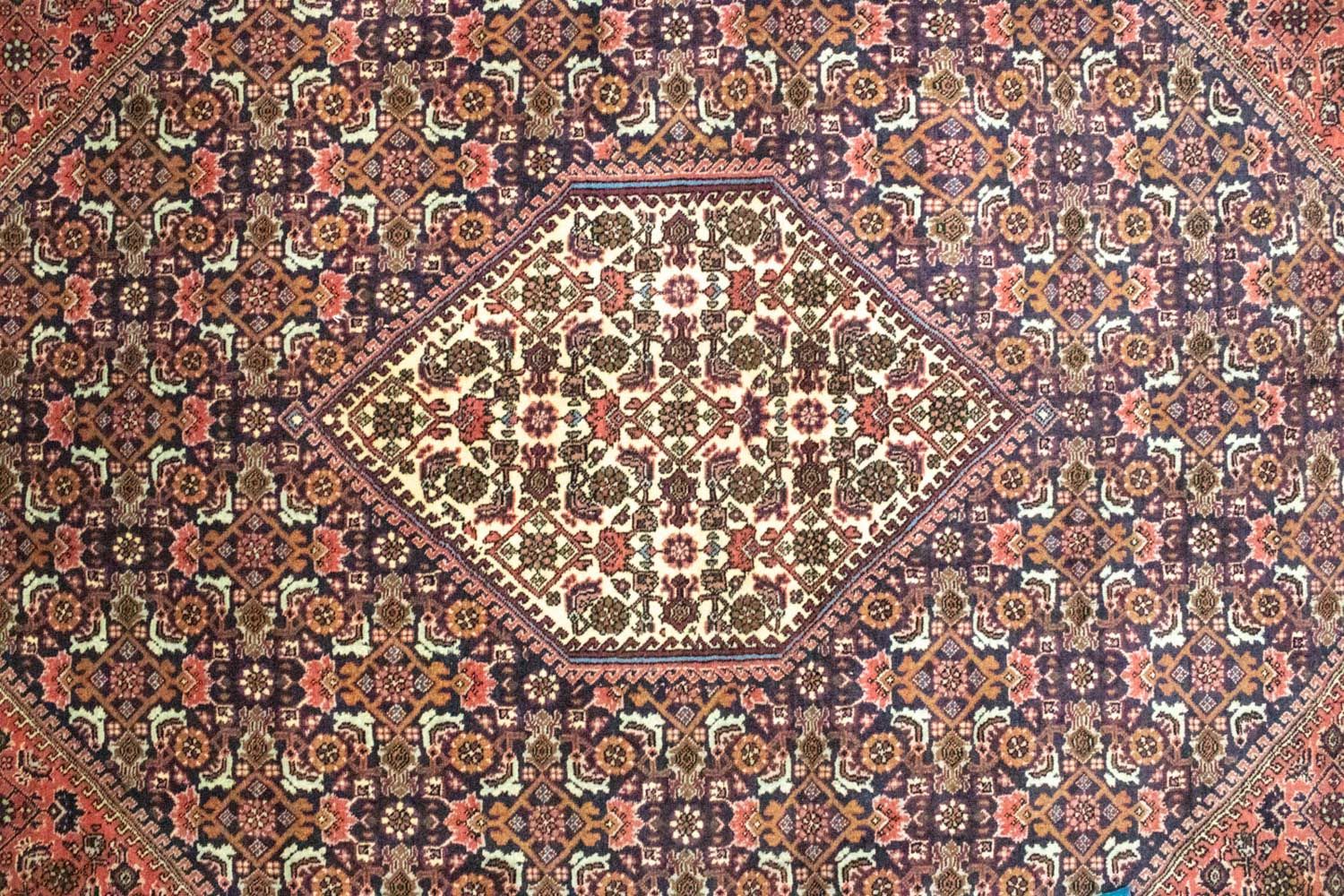 Persisk tæppe - Bijar - 314 x 208 cm - blå