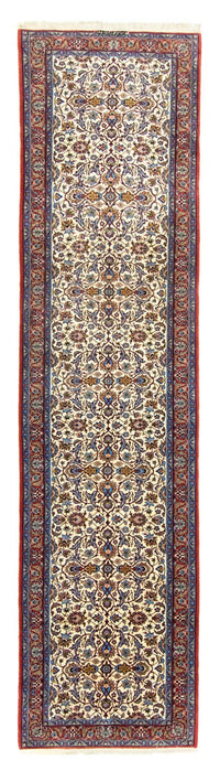 Løber Persisk tæppe - Isfahan - Premium - 364 x 90 cm - beige