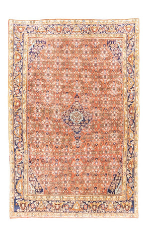 Persisk tæppe - Bijar - 222 x 150 cm - rust