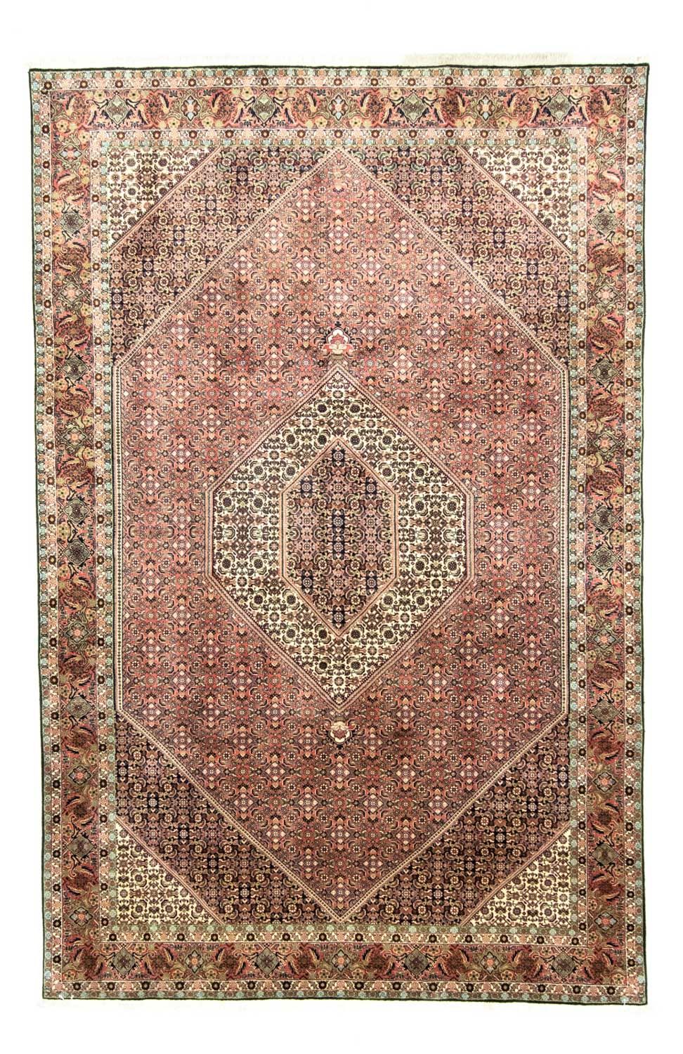 Persisk tæppe - Bijar - 300 x 200 cm - rød