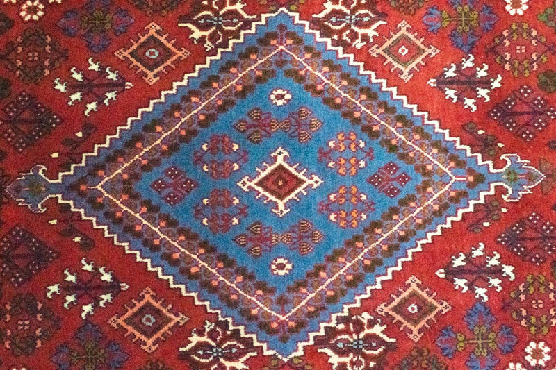 Persisk tæppe - Nomadisk - 317 x 215 cm - rød