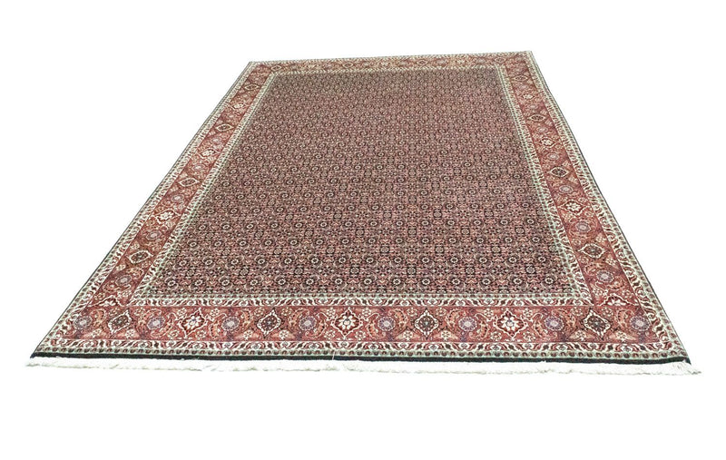 Persisk tæppe - Bijar - 296 x 202 cm - mørkeblå
