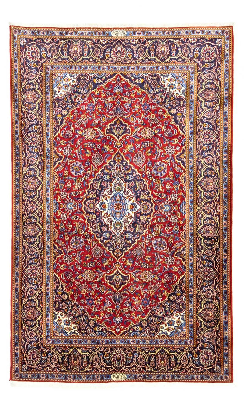 Persisk tæppe - Keshan - 222 x 140 cm - rød