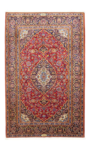 Persisk tæppe - Keshan - 222 x 138 cm - rød