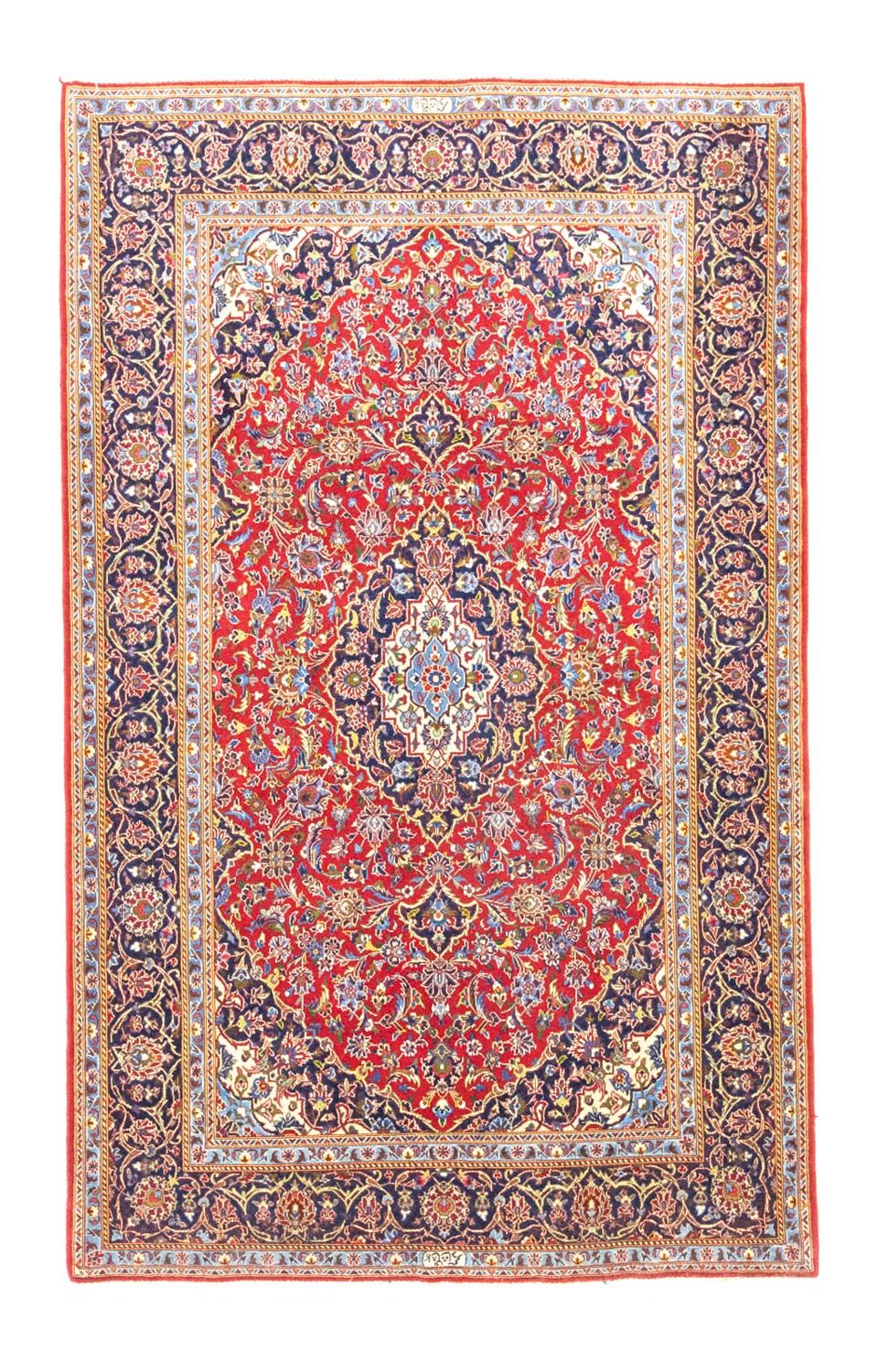 Persisk tæppe - Keshan - 228 x 142 cm - rød