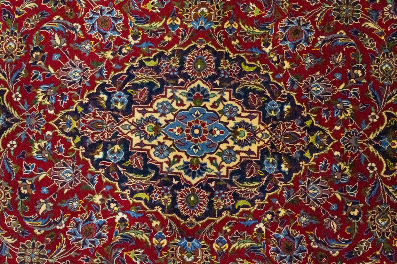 Persisk tæppe - Keshan - 228 x 142 cm - rød