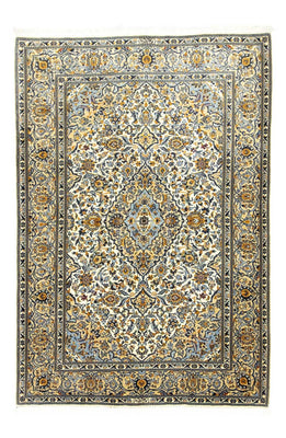 Persisk tæppe - Keshan - 210 x 143 cm - beige