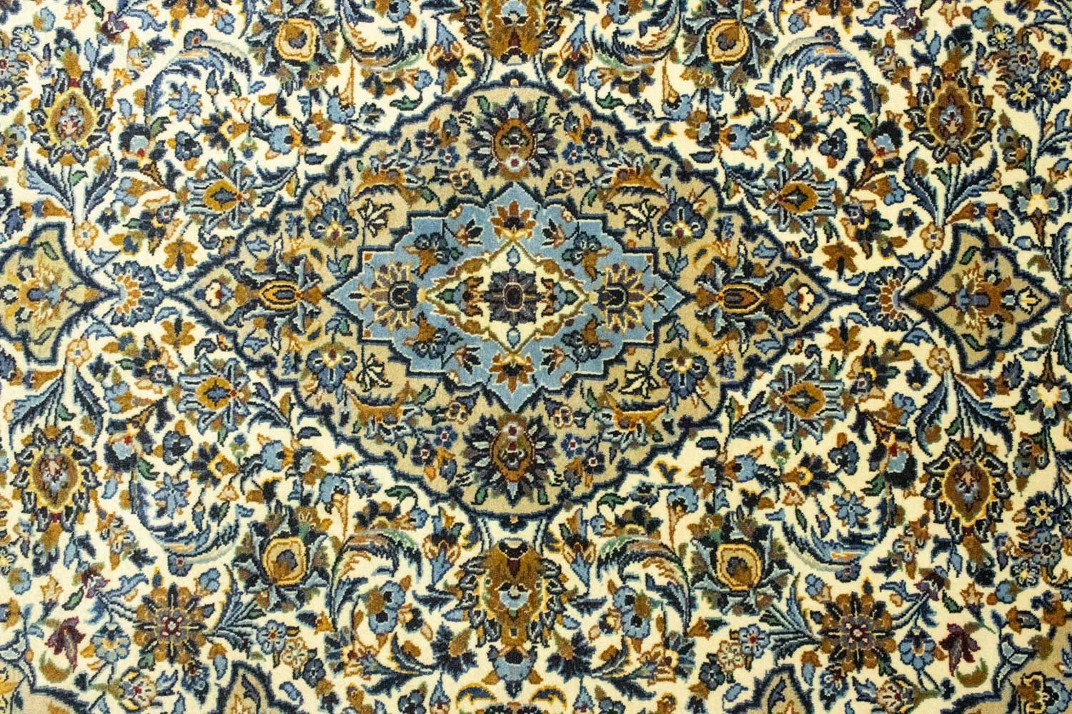 Persisk tæppe - Keshan - 210 x 143 cm - beige