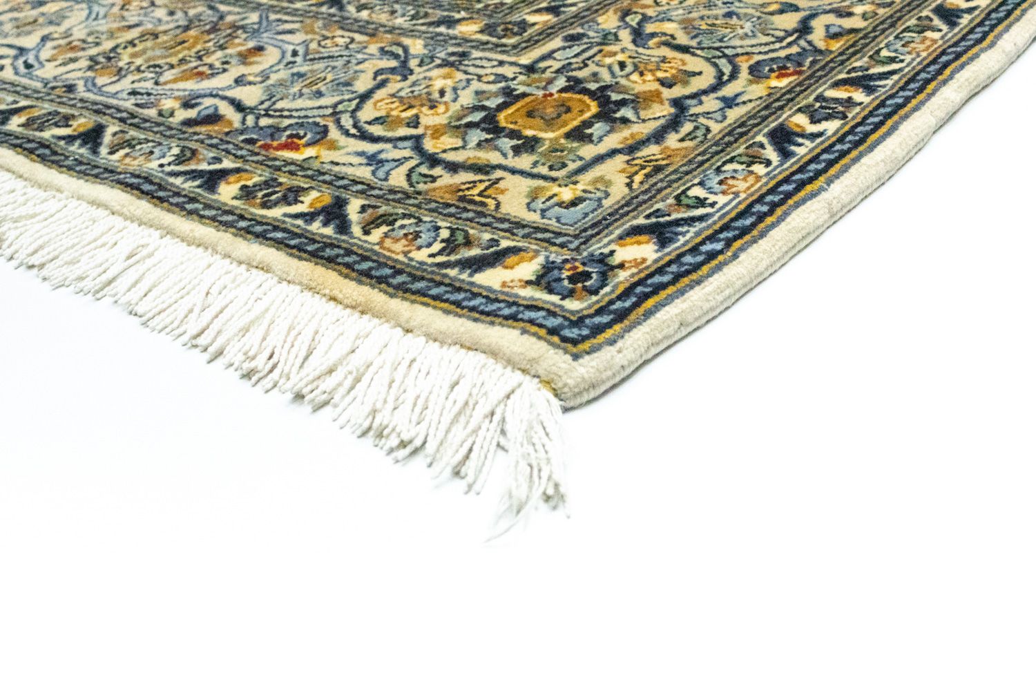 Persisk tæppe - Keshan - 210 x 143 cm - beige