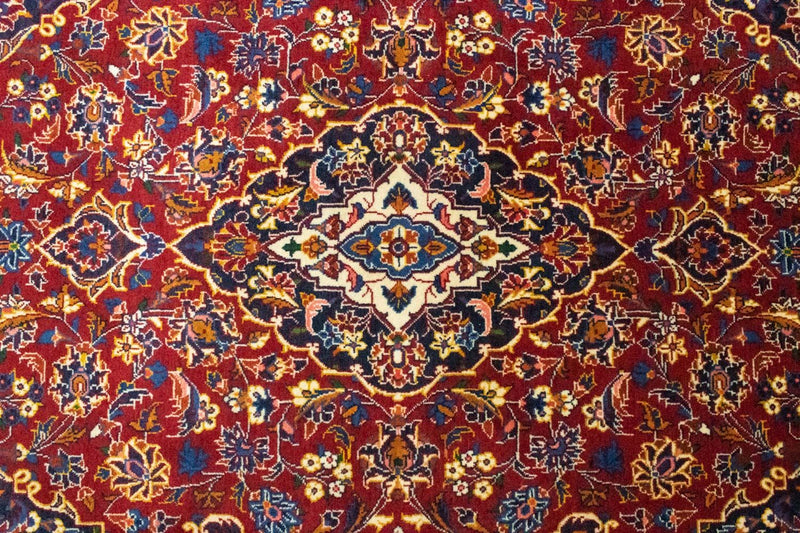 Persisk tæppe - Keshan - 210 x 135 cm - rød